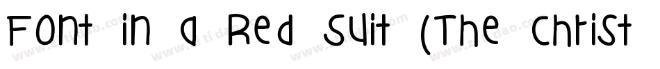 Font in a Red Suit (The Christmas Font)字体转换